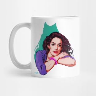 Anne Hathaway - An illustration by Paul Cemmick Mug